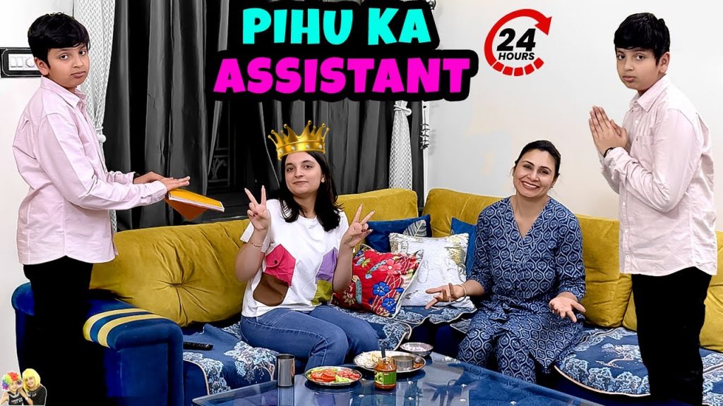 PIHU KA ASSISTANT for 24 Hours | Aayu and Pihu Show