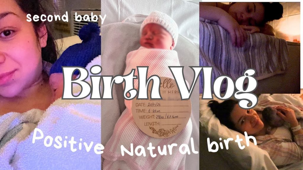 POSITIVE NATURAL BIRTH VLOG | SECOND BABY U.K MUM