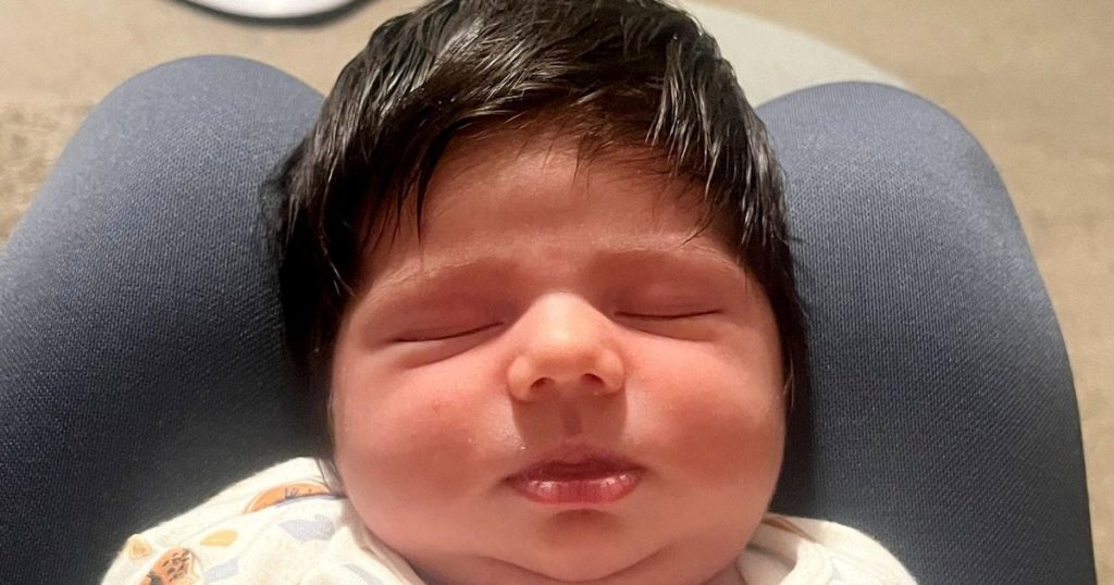 'People think my baby is wearing a wig' Scots mum says over daughter's thick hair