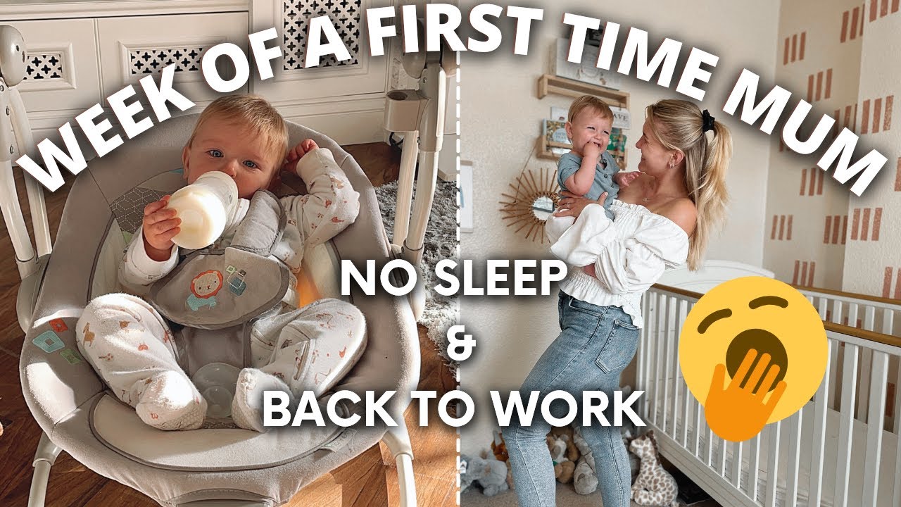 Realistic Week of a First Time Mum UK #7 | No Sleep & Back to Work AFTER MAT LEAVE | HomeWithShan