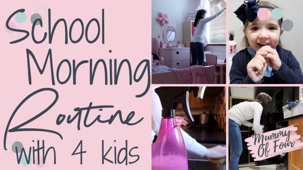 SCHOOL MORNING ROUTINE WITH 4 KIDS | MUM HACKS | UK 2019 | MUMMY OF FOUR