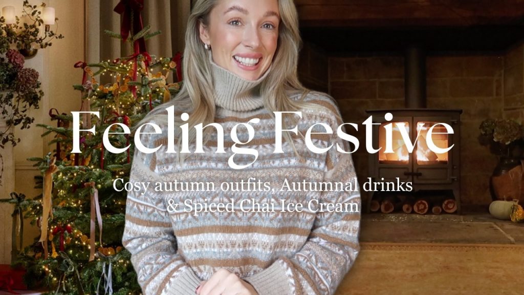 STARTING TO FEEL FESTIVE 🤍✨ Cosy Knits, Fireside Chats, Visiting Windsor, Chai Ice cream Recipe