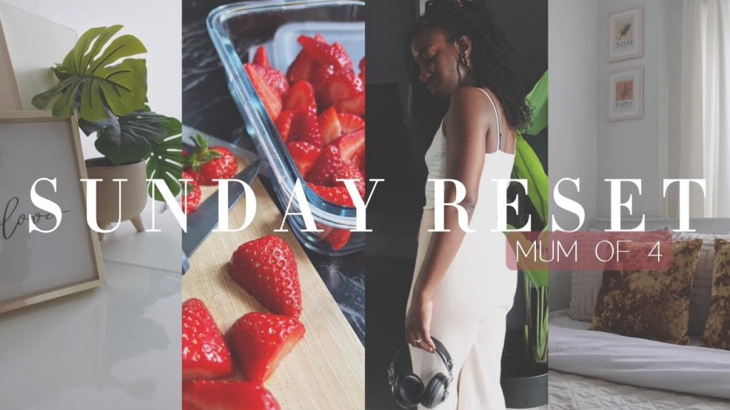 SUNDAY RESET VLOG | Food Prep, Cleaning, Peaceful Cleaning, Self Care | London Mum of 4