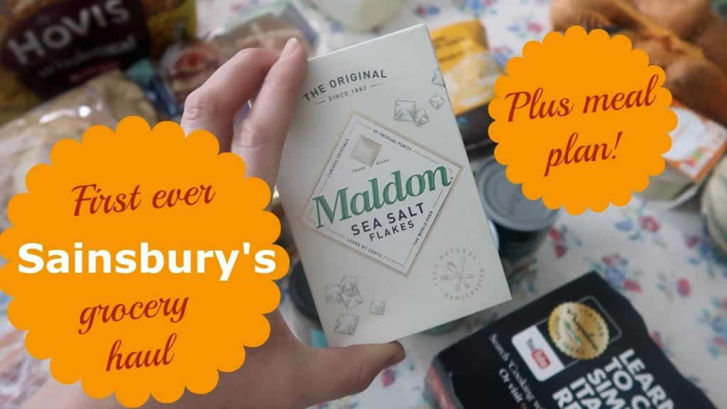 Sainsbury's grocery haul and meal plan | UK Stay at Home Mum