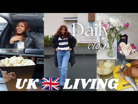 UK 🇬🇧 LIVING: DAYS IN THE LIFE | MUM LIFE | RECEIVING MY FLOWERS | COOKING | MOVIE DATE AND MORE