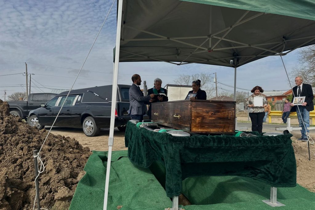 Venezuelan parents watch from home as their son is laid to rest in Texas after drowning