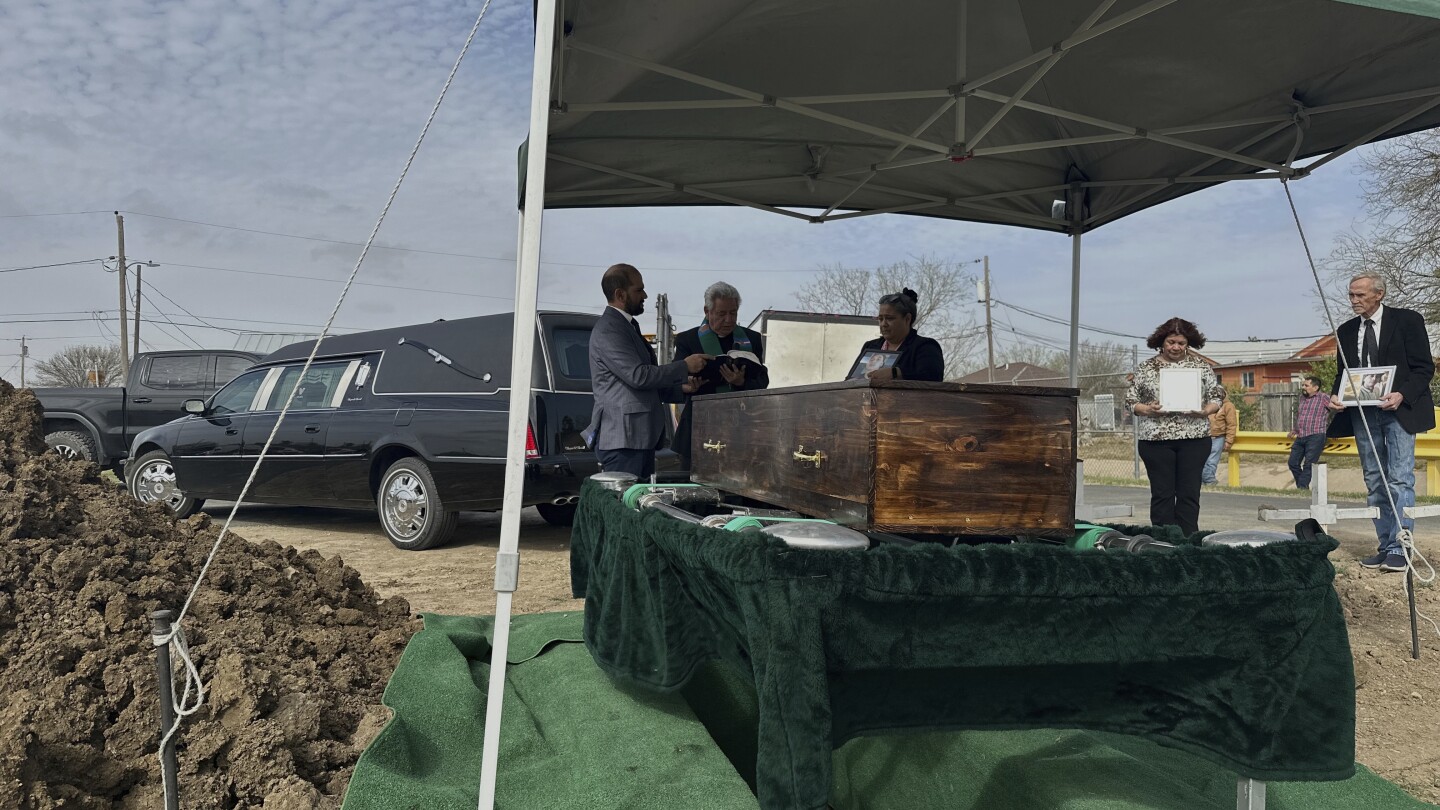 Venezuelan parents watch from home as their son is laid to rest in Texas after drowning