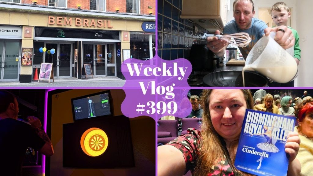 Weekly Vlog #399 - Pancake Day, A Meal At Bem Brasil, Darts, Shopping, 2 Musicals & A Ballet