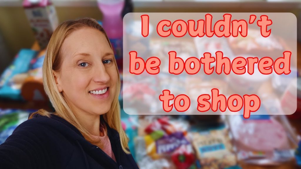 Weekly grocery haul single Mum to one from the UK under £55