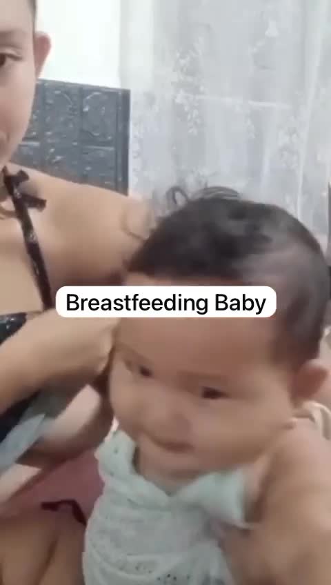 @breastfeedingmomies Baby Breastfeeding  Follow For More #baby #milk #babies #mo...
