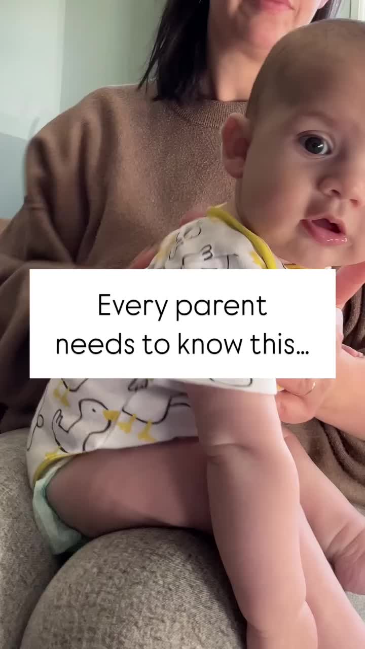 @bambbly The Rub and Rock Burping Hack   Nothing makes a baby cry more than trap...