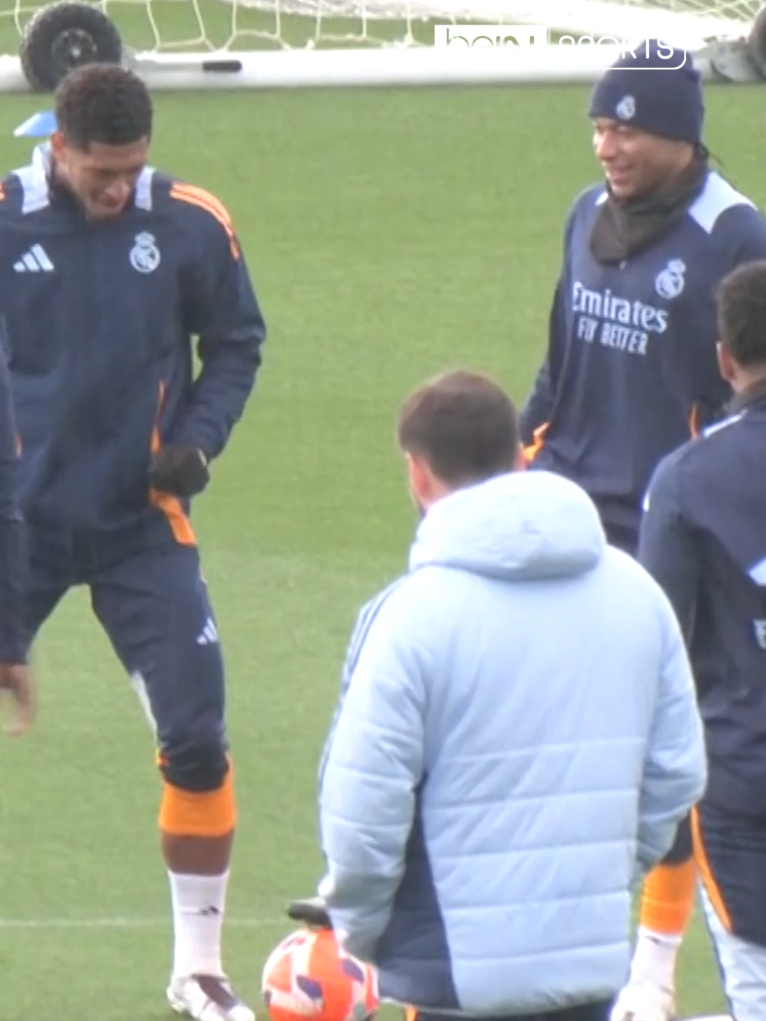 @beinsportsfr  Quand Bellingham fait le clown, ça fait bien rire Mbappé ! realma...