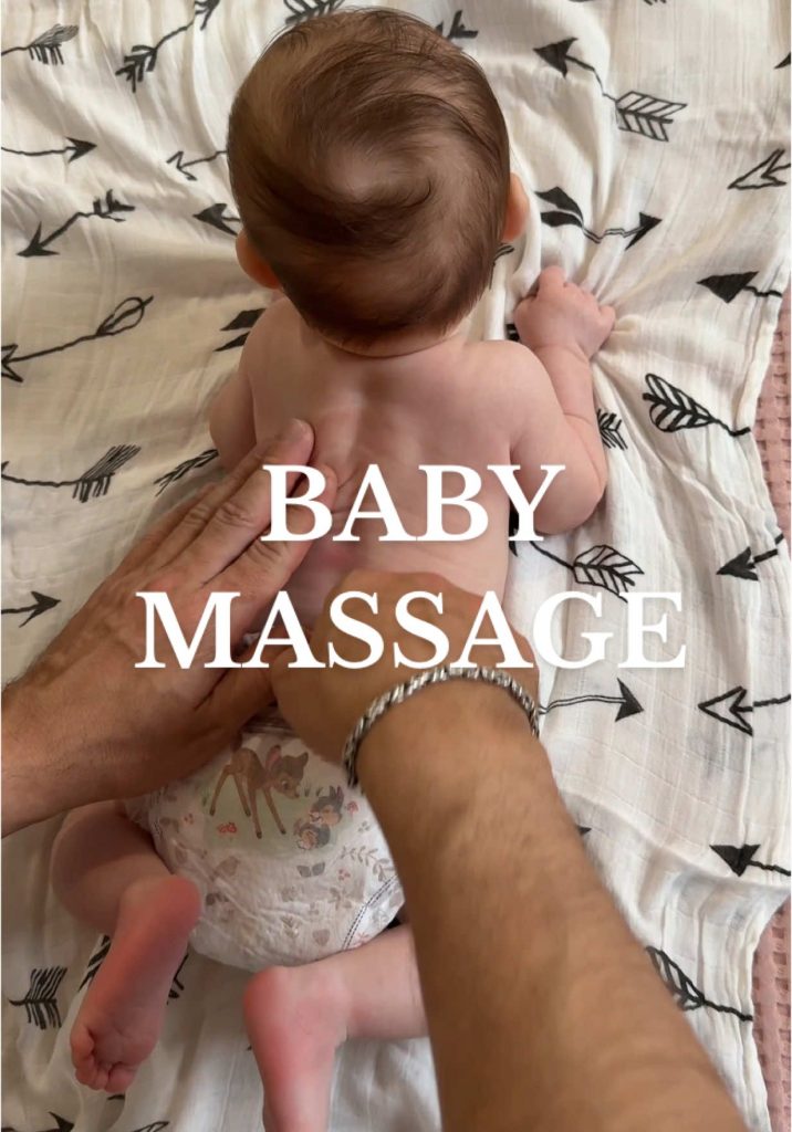 @cocomary92 My baby loves massage  My husband started doing this as soon as her ...