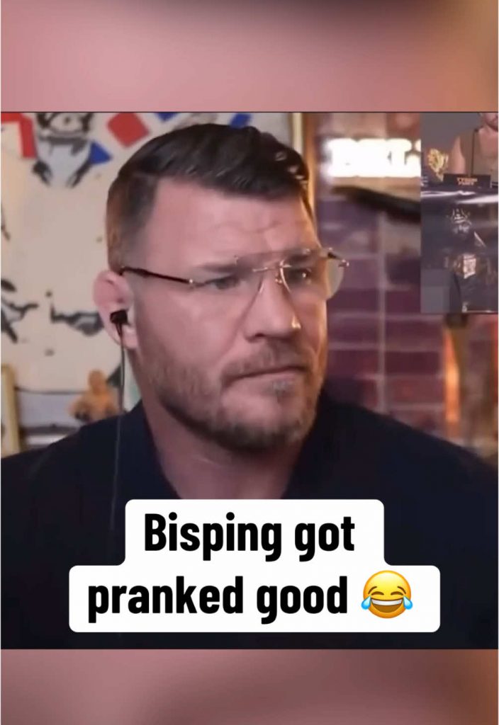 @espnmma This is too funny  #ufc #mma #michaelbisping #streaming #prank (via mik...