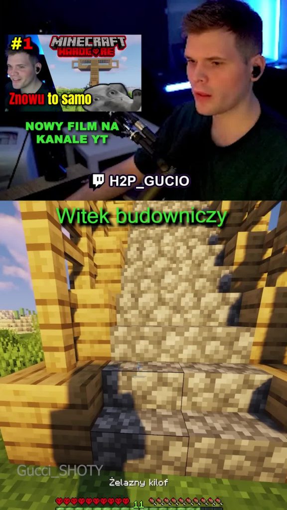 @gucci_shoty Witek Budowniczy | Minecraft  h2p_gucio gucioshoty gucio guccishoty...