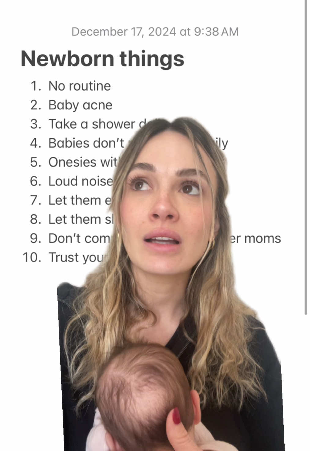 @katiepostl #newbornmom things ive learned! #newborntips #firsttimemom  ...