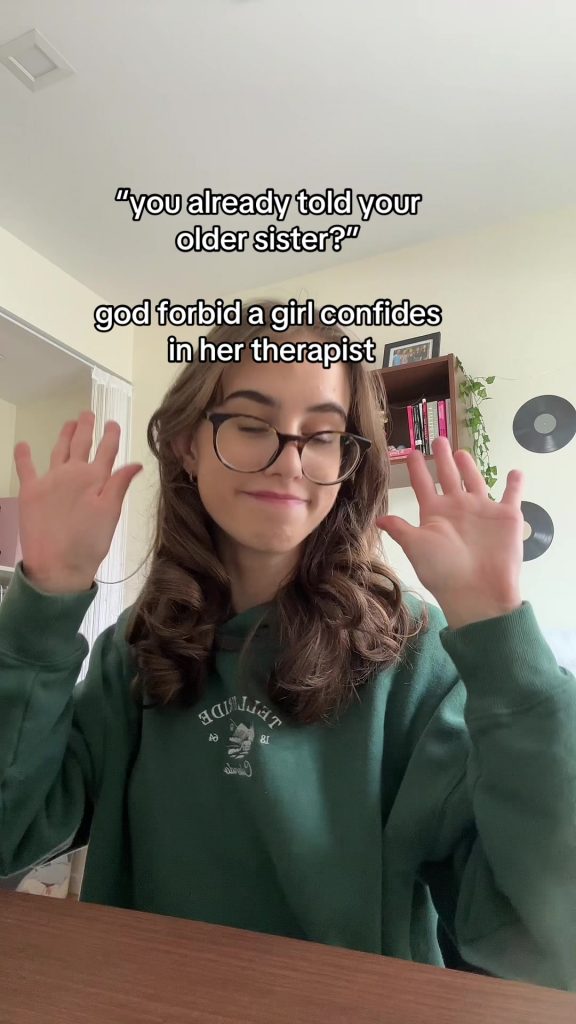 @laur834 its funny bc she legit is one #girl #fyp #sister ...