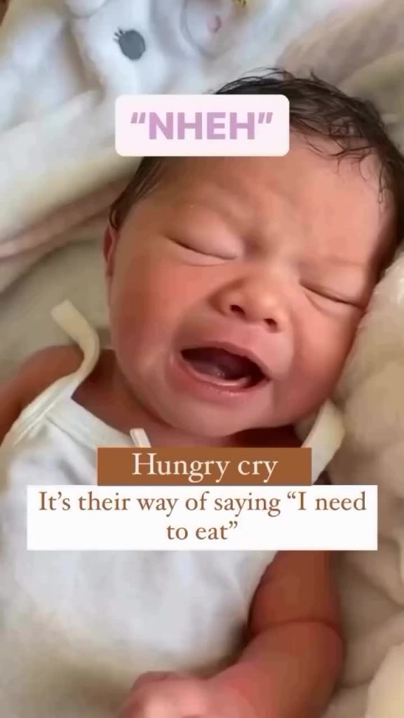 @loucinabirthkeeping Babies have several cries according to their needs. Listen ...