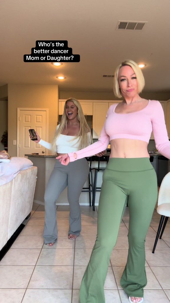 @mellaniemonroe Who’s the better dancer, mom or Daughter? @mellanie @Stella #dan...