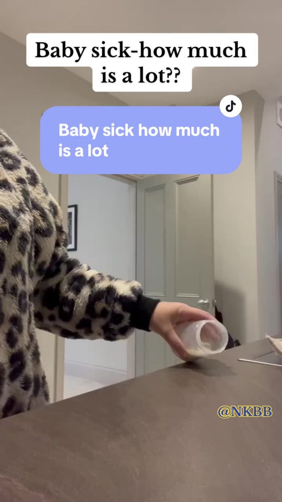 @nannykellybb Babies bringing up some milk is normal. Bringing up lot’s and ofte...