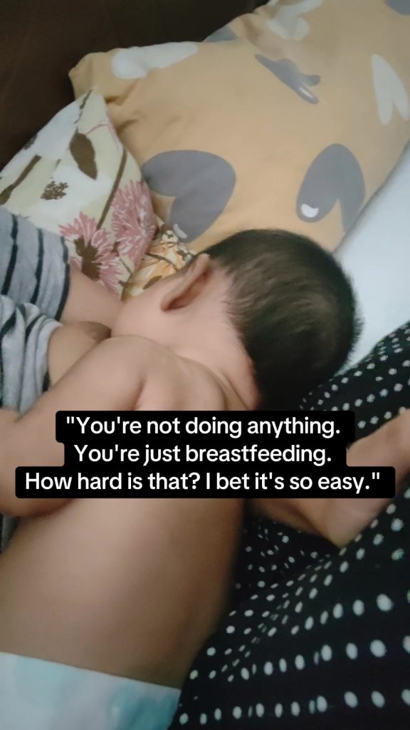 @rushriri Just breastfeeding. Nothing much. #momlife #justbreastfeeding #newborn...