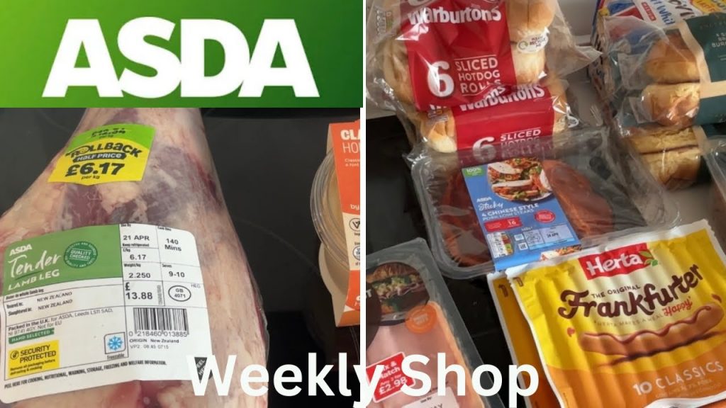 ASDA Weekly Grocery Haul plus Top Up Shop | Family of 5 U.K.
