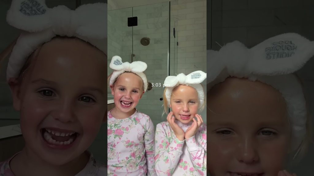 ASMR twin mom after school routine 🛁🫧🥘🧸🎀 #adayinmylife