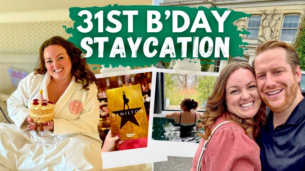 BIRTHDAY STAYCATION VLOG! 🌳🎂 Lime Wood New Forest Hotel, Spa Day, Gifts & Hamilton The Musical 🎭
