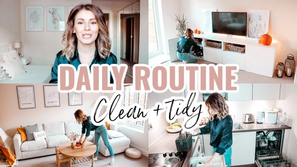CLEANING, TIDY AND DAILY ROUTINE OF A MOM / MUM | GET IT ALL DONE WITH ME UK 2021 | Lilysilk AD