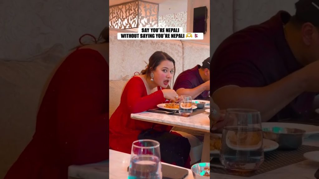 Cutest Nepali Girl Eating Food 🖐️ MrFoodieNepal