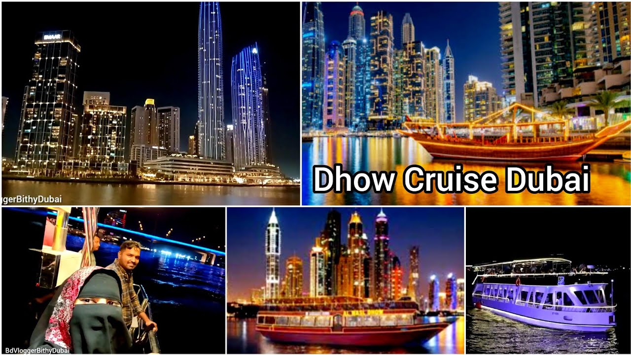 Dubai Dhow cruise 🛳 Dubai's NightLife Paradise! 🚢 buffet আর বোডে দুবাই ট্যুর #bangladeshivlogger