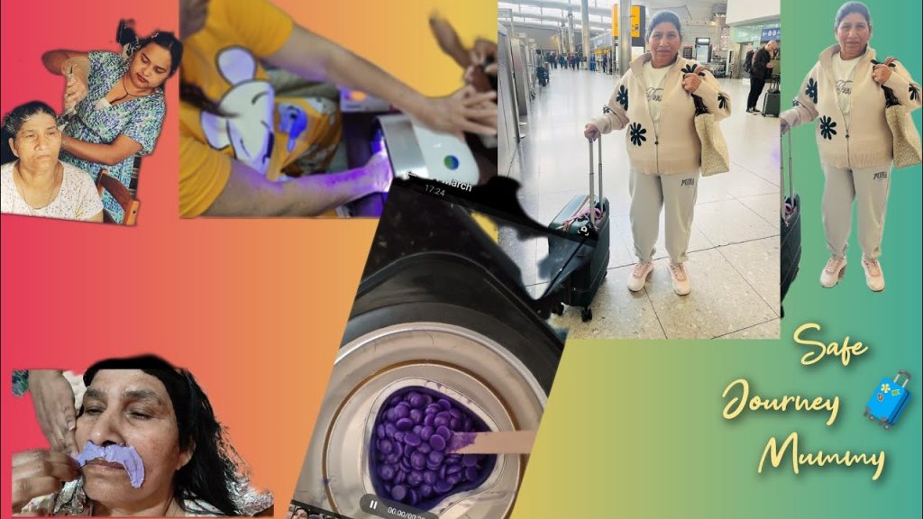 Finally 👋Mom's off to GOA✈️ I'm getting her Up to Date💅💇#Goan Vlog