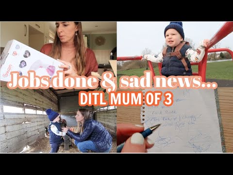 GETTING JOBS DONE & SAD NEWS | DITL MUM OF 3