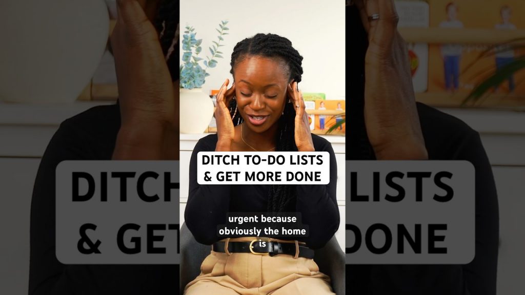 How to cut out STRESSFUL to-do lists and get things done