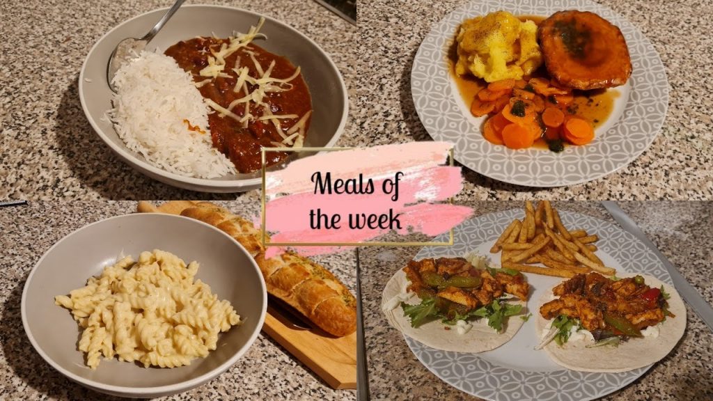 MEALS OF THE WEEK | HONEST MEALS POORLY MUM | UK MUM OF TWO