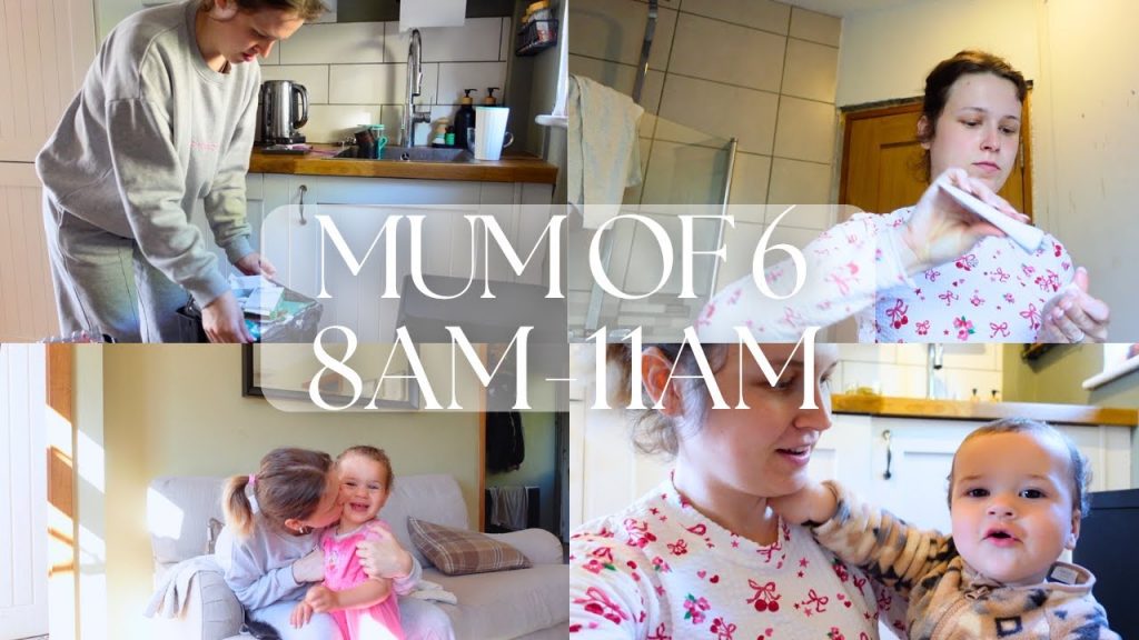 MORNING ROUTINE SPRING BREAK| mum of 6, 8-11am, spend a morning with me