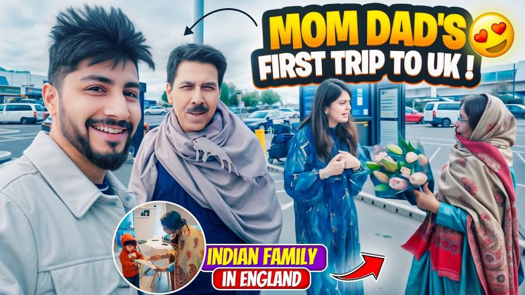 Mom Dad's First Trip to UK. Indian Family in England. Vlog