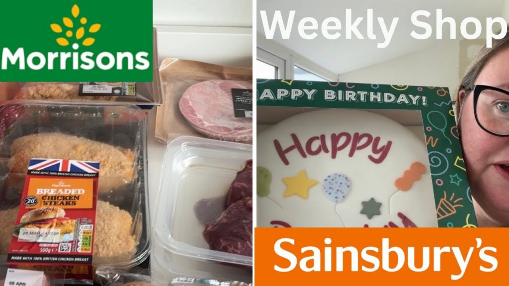 Morrisons & Sainsbury’s Weekly Grocery Hauls | Food Shop for Family of 5