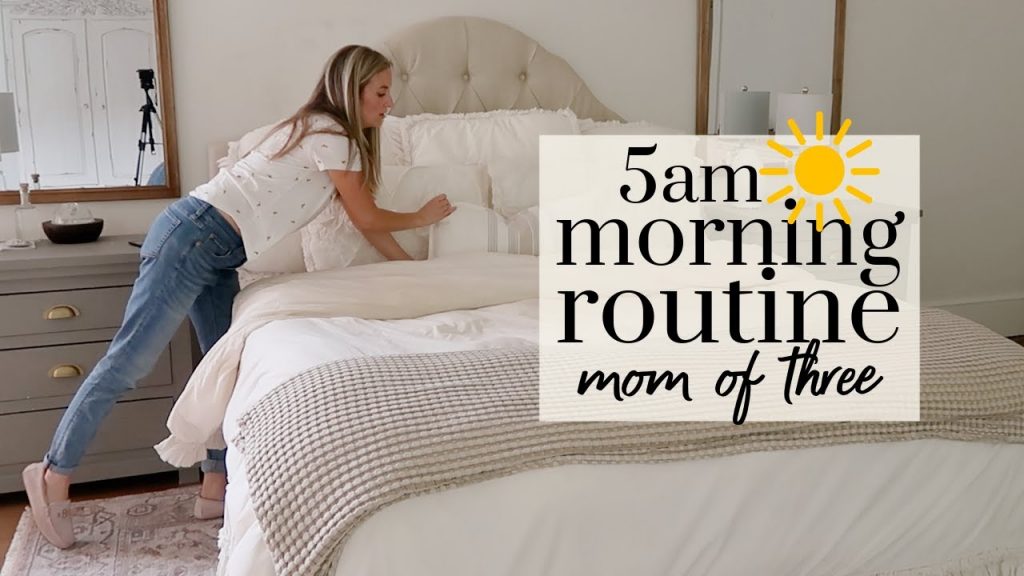 My EARLY MORNING ROUTINE Working Mom of 3 | Becca Bristow MA, RD