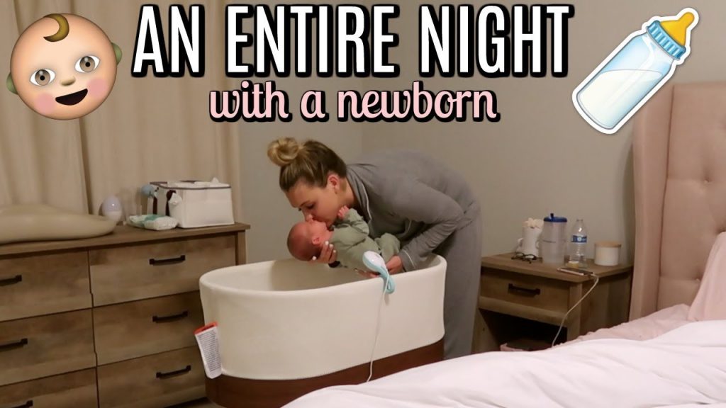 NIGHT TIME ROUTINE WITH A NEWBORN | 2 WEEKS OLD + EXCLUSIVELY BREASTFEEDING | Tara Henderson
