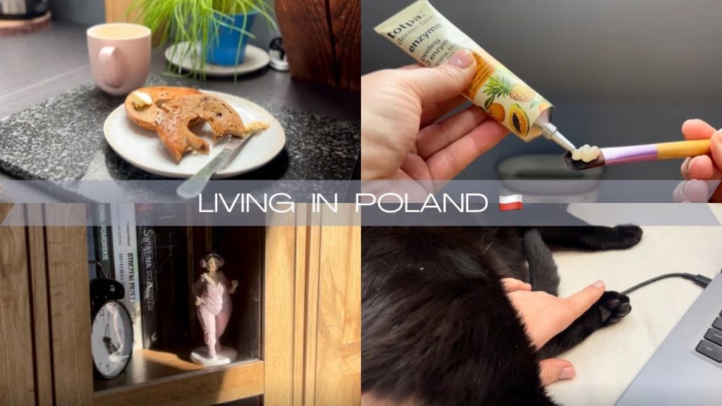 Slow living in a small Polish town | Self care, Studying & struggling with Keratosis Pilaris