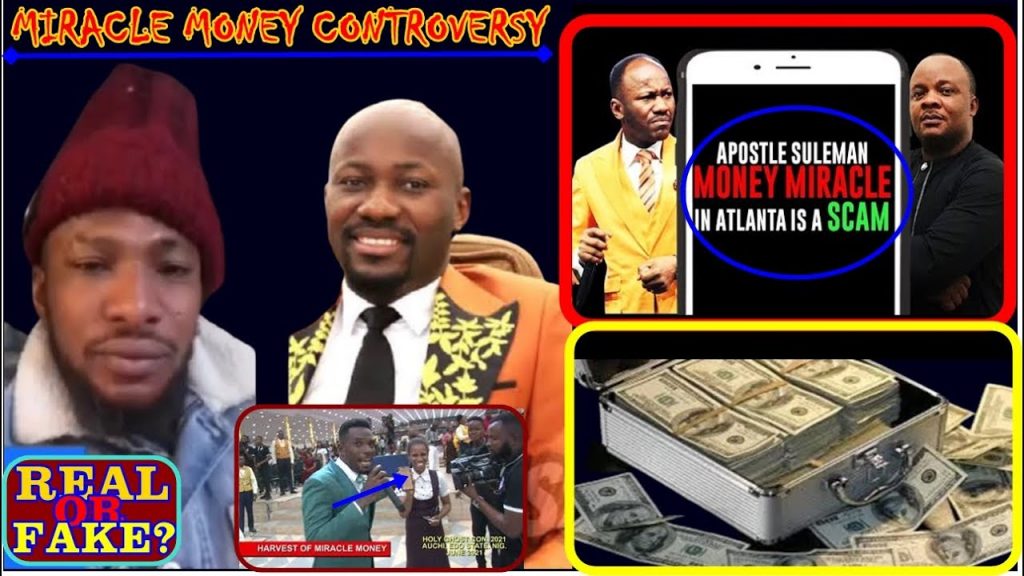 Suleman's Controversial Miracle Money Real Or Stage Managed?