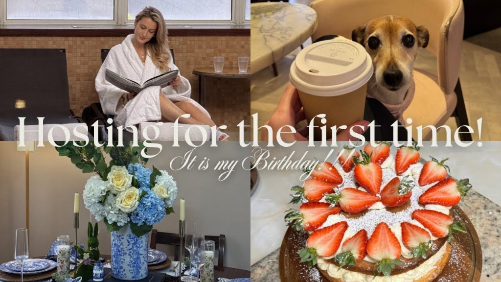 Turning 27.. my birthday vlog - hosting my mum and the girls | cooking, baking and much more 🌷🎂☕️✨