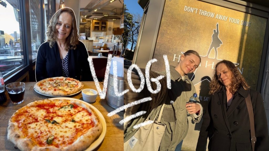 VLOG: watching HAMILTON with my mum!