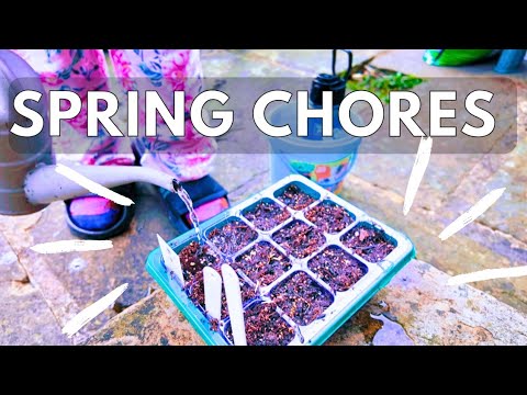 Vlog | Gardening Chores for Spring 🌱🌼🙏🌱 Mum of 5 UK