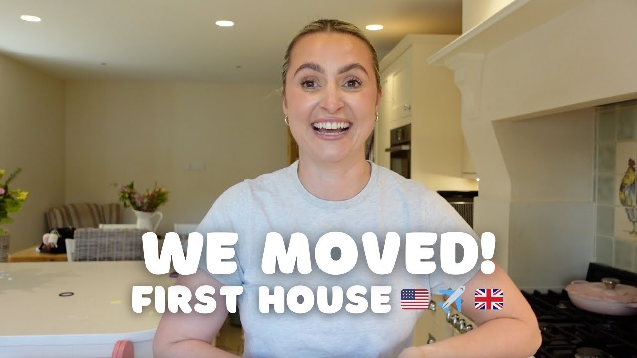 WE MOVED! - first house 🇺🇸✈️🇬🇧 - Caroline x