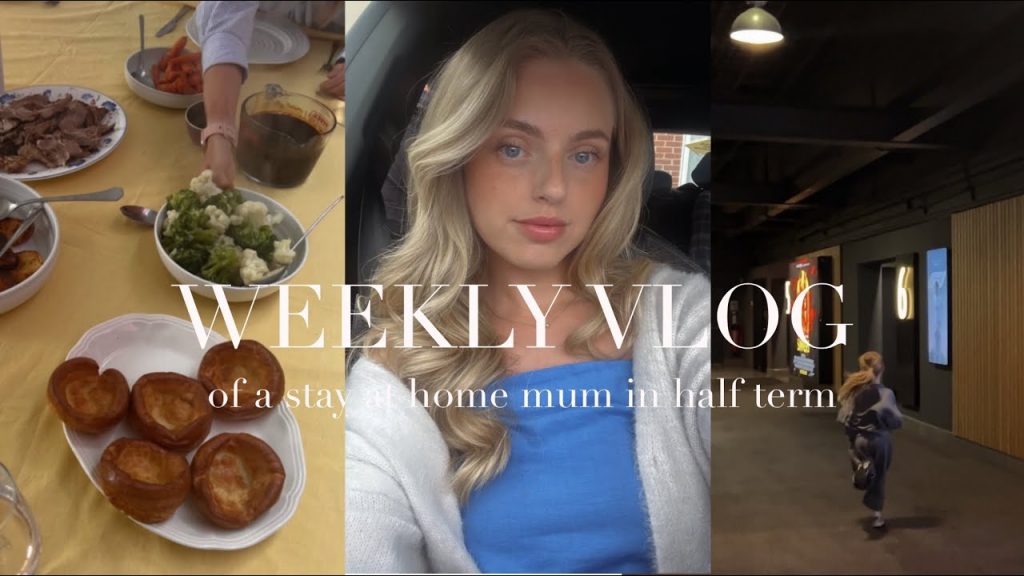 WEEKLY VLOG of a SAHM during half term ✨🤍