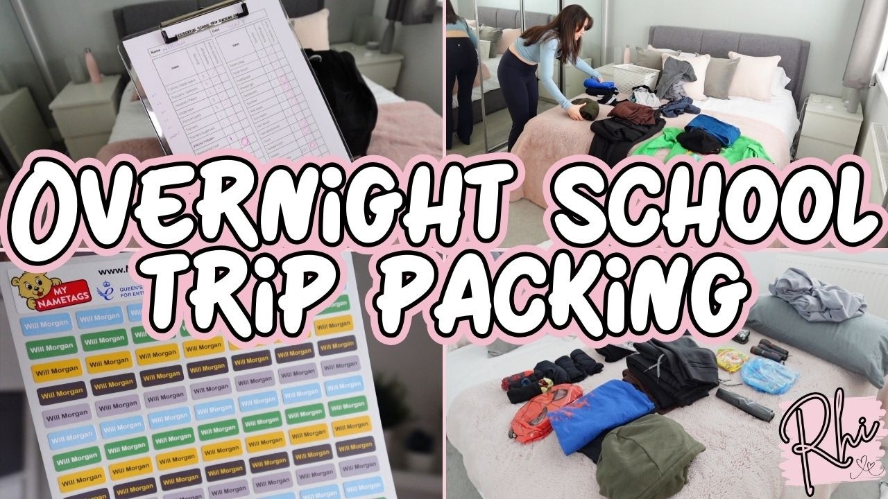 What I Really Packed for My Teen’s Residential Trip – Not Just the School List!