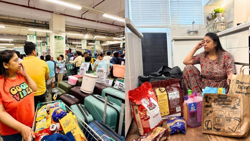 मैंने भी 2 महीने 😱 का Grocery Stock कर ली 🛒 || Indian Mom Studio