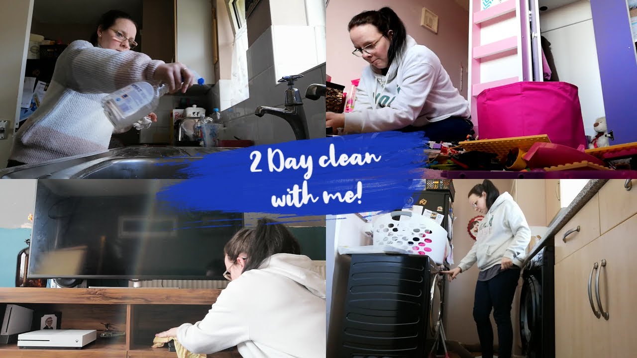 2 DAY CLEAN WITH ME/CLEANING MOTIVATION | UK MUM OF TWO